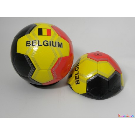 BALLON EN CUIR DECO BELGIUM, 25CM