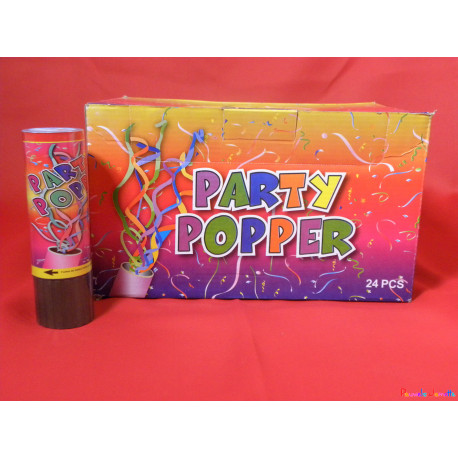 PARTY POPPERS,15CM, SE VEND PAR 12