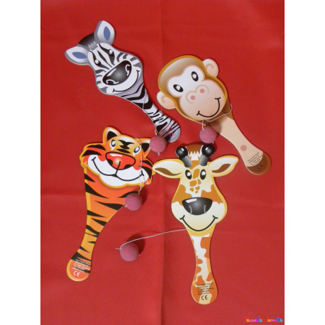 TAPE BALLE DECO ANIMAUX ASST, 22CM, SE VEND PAR 6